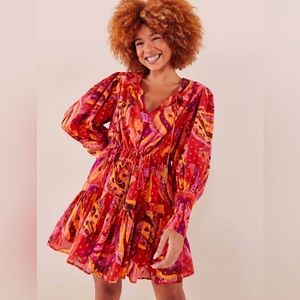 NWT Farm Rio Banana Juice Cotton Dress size M